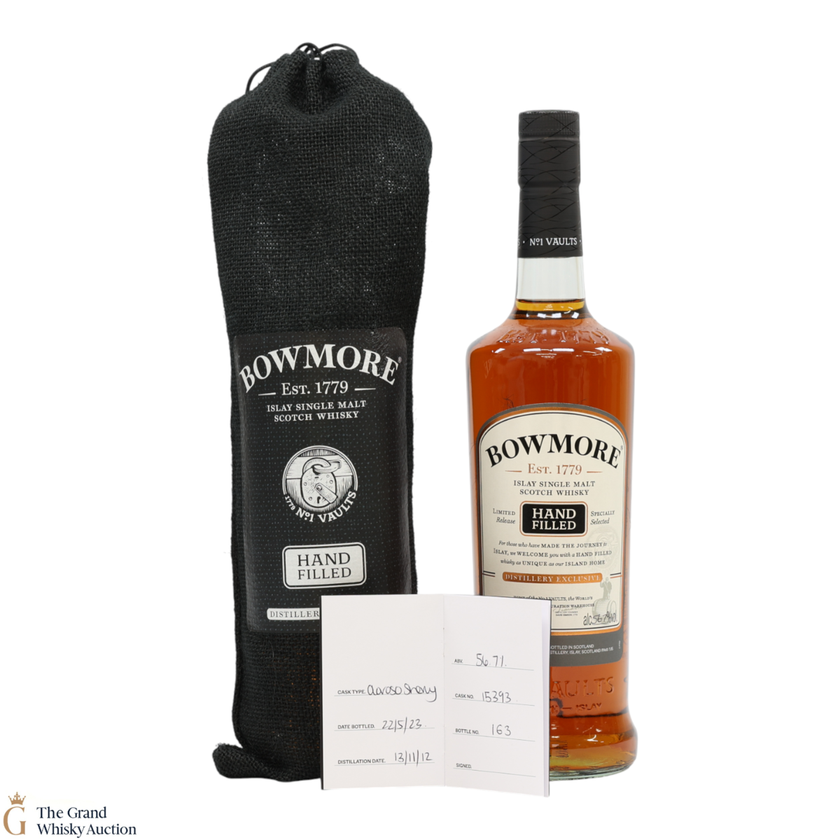 Bowmore - 10 Year Old - 2012 Hand Filled - Oloroso Sherry Cask #15393