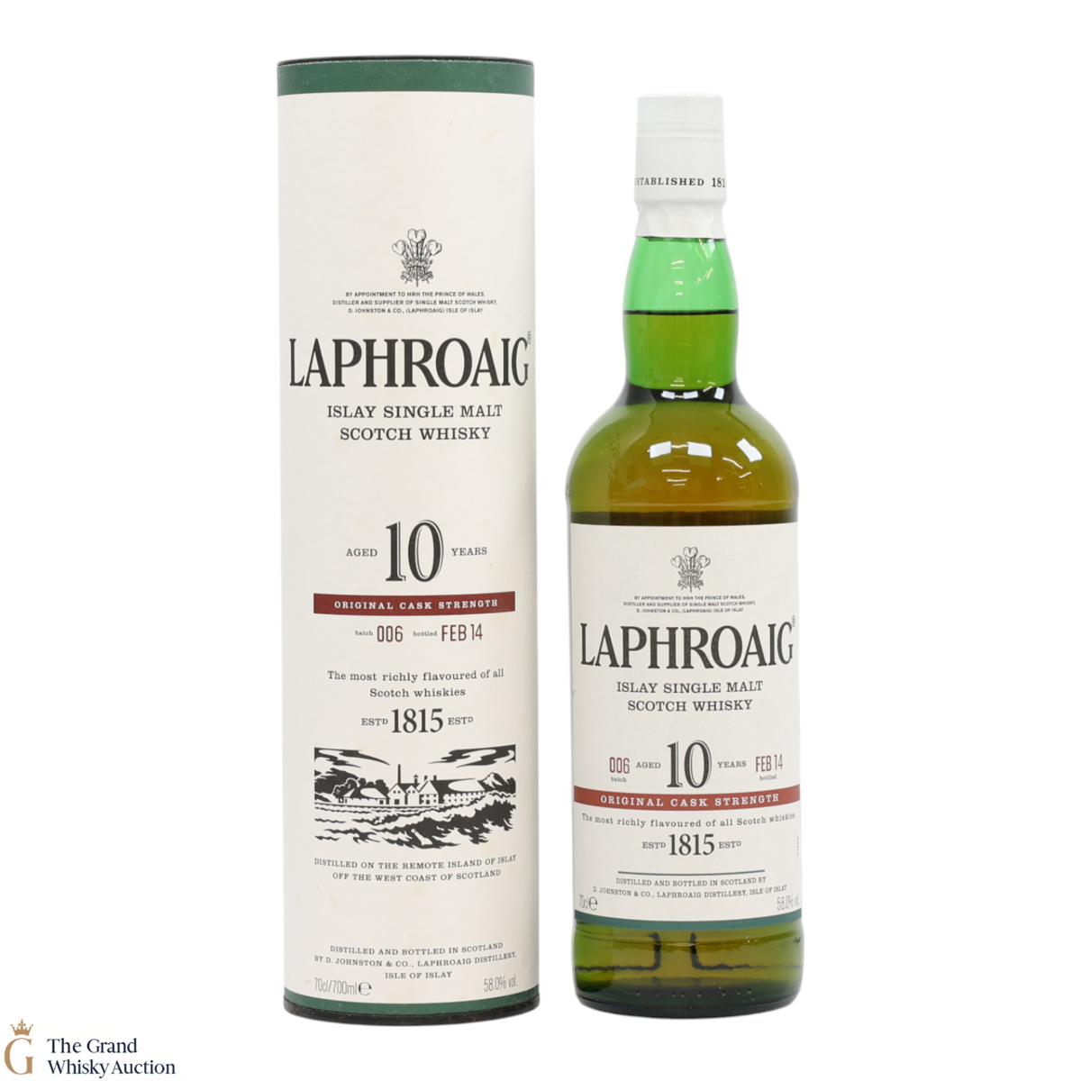 Laphroaig - 10 Year Old - Original Cask Strength Batch #006
