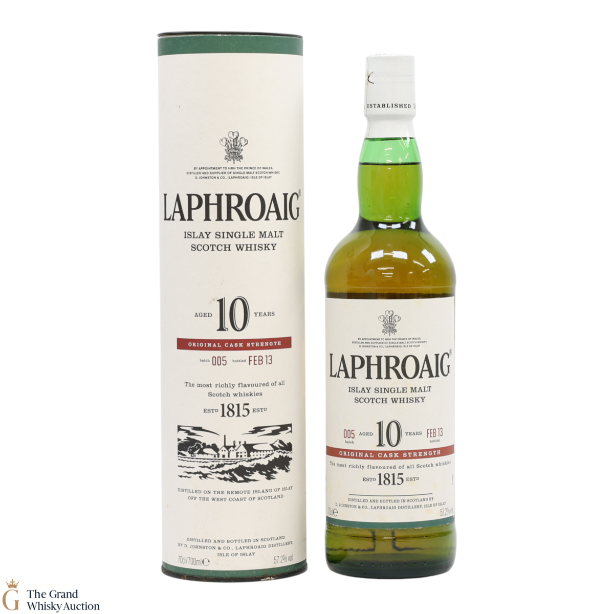 Laphroaig - 10 Year Old - Original Cask Strength Batch #005
