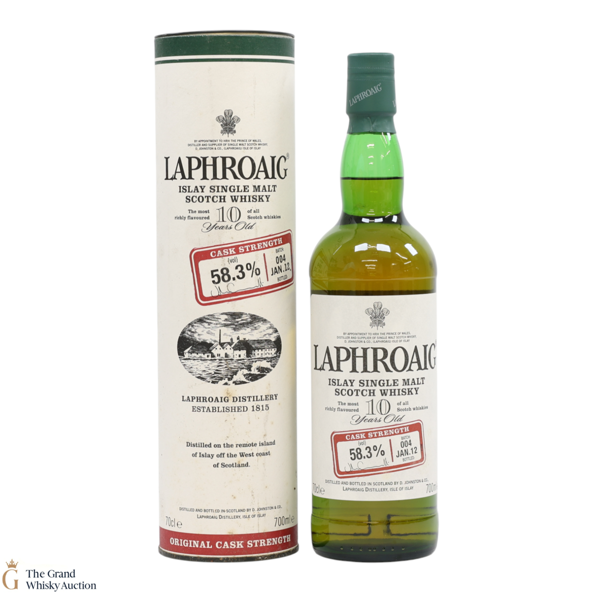 Laphroaig - 10 Year Old - Original Cask Strength Batch #004