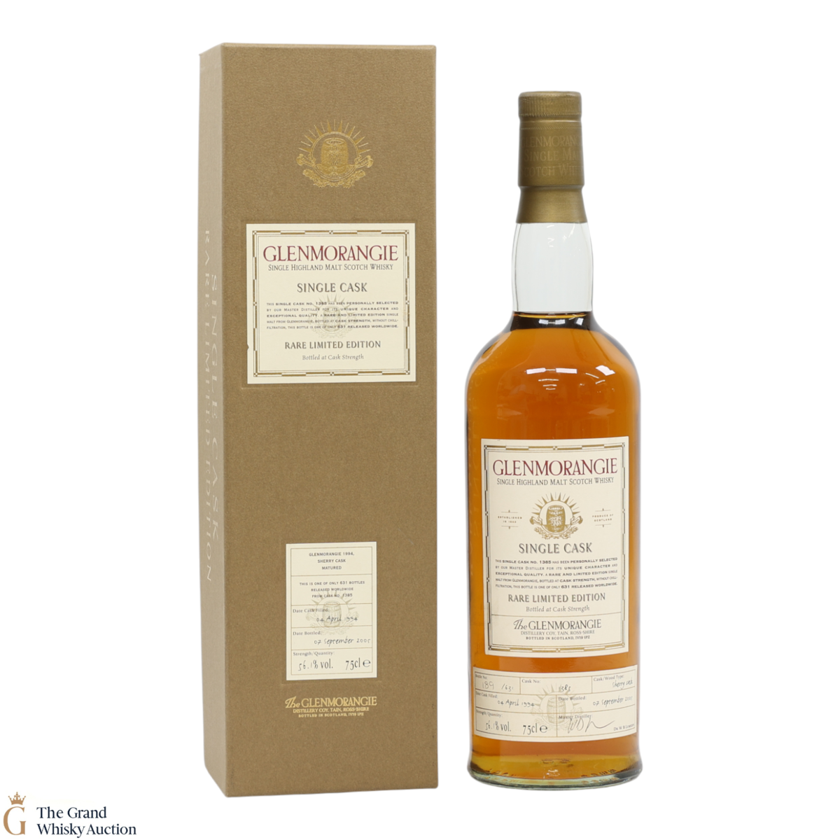 Glenmorangie - 1994 Single Cask #1385 - Rare Limited Edition (75cl)