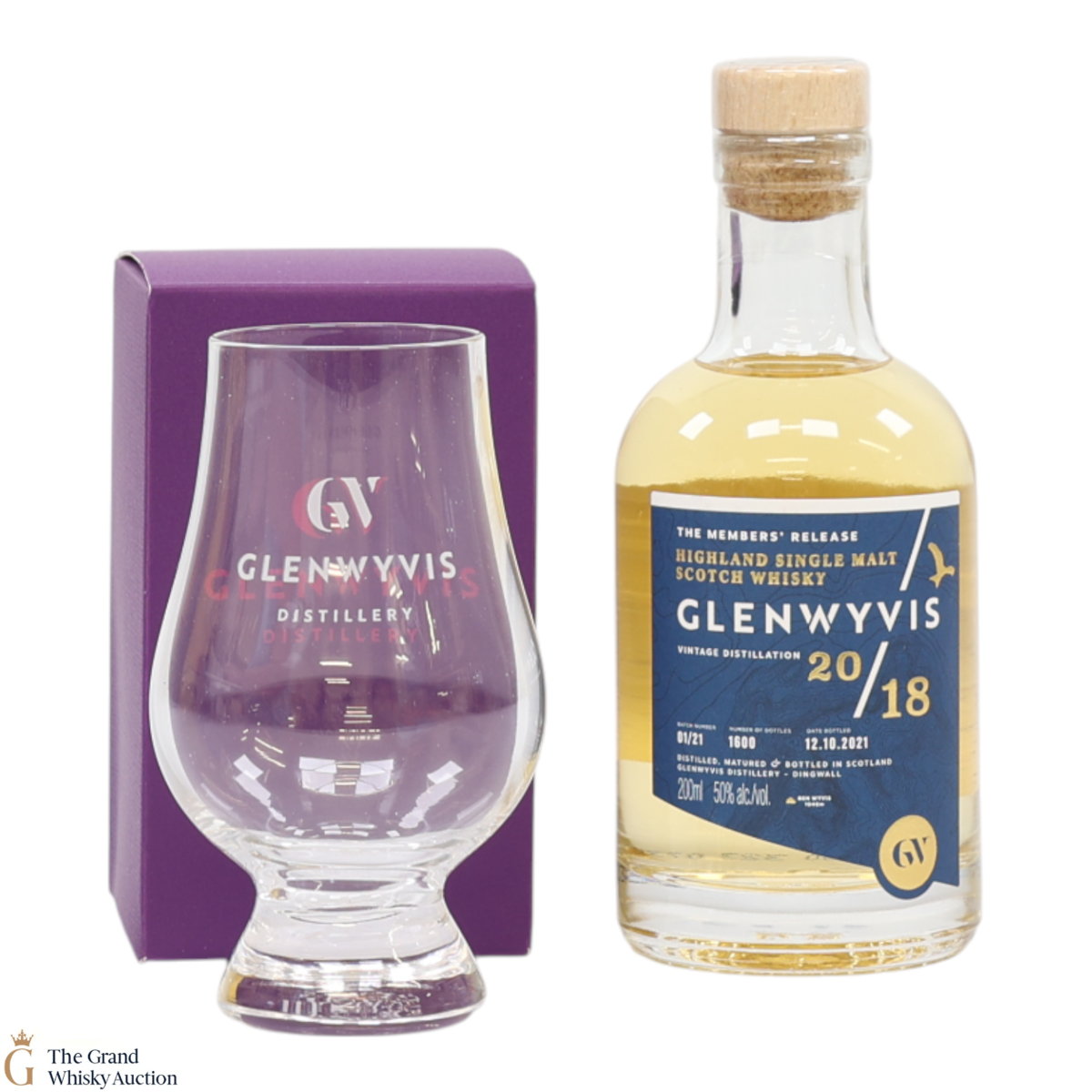GlenWyvis - The Members Release - 2018 Batch 01/21 & Glass (20cl)