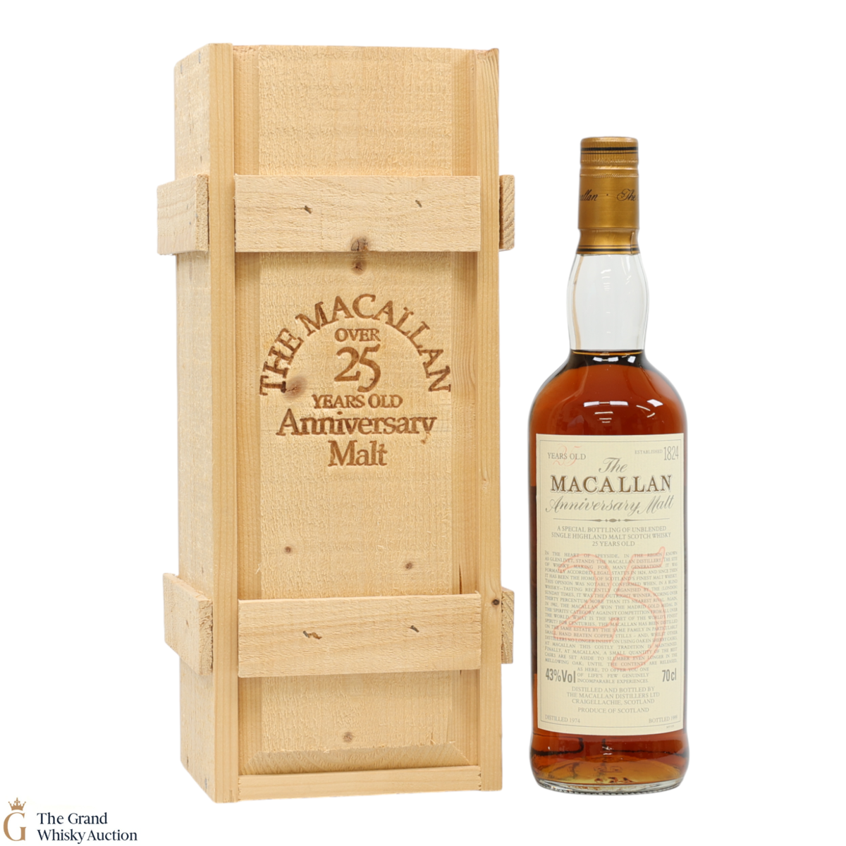 Macallan - 25 Year Old Anniversary Malt (1974) Bottled 1999