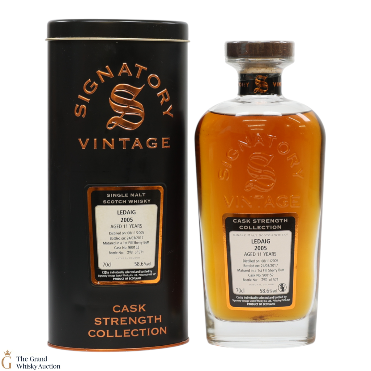 Ledaig - 11 Year Old 2005 - Single Cask #900152 - Signatory Vintage