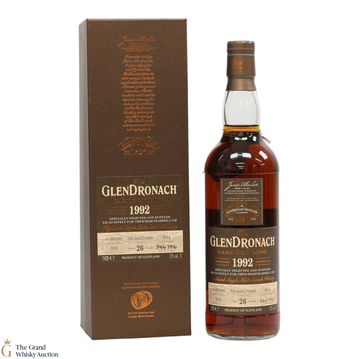 GlenDronach - 26 Year Old - 1992 Single Cask #8314