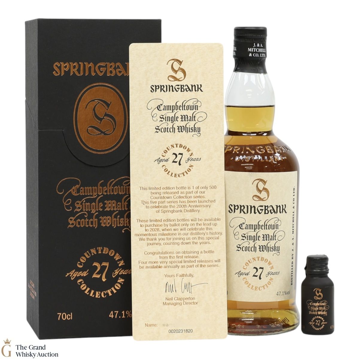 Springbank - 27 Year Old - Countdown Collection 2023 (1x70cl & 1x1.5cl)