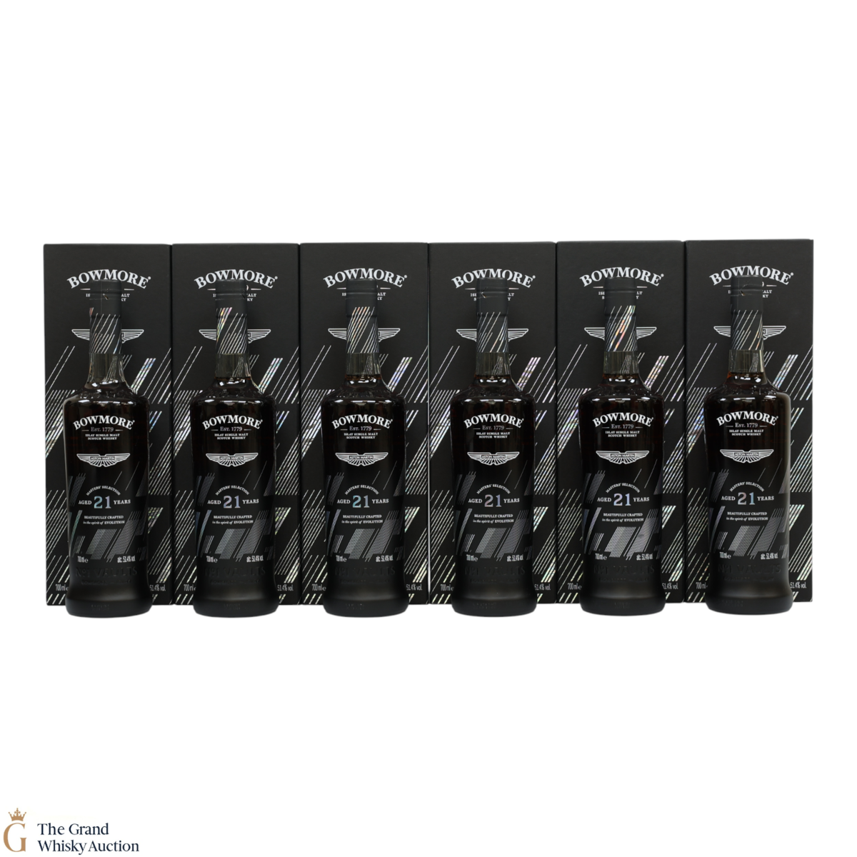 Bowmore - 21 Year Old - Aston Martin - Masters Selection Edition 4 (6x70cl)
