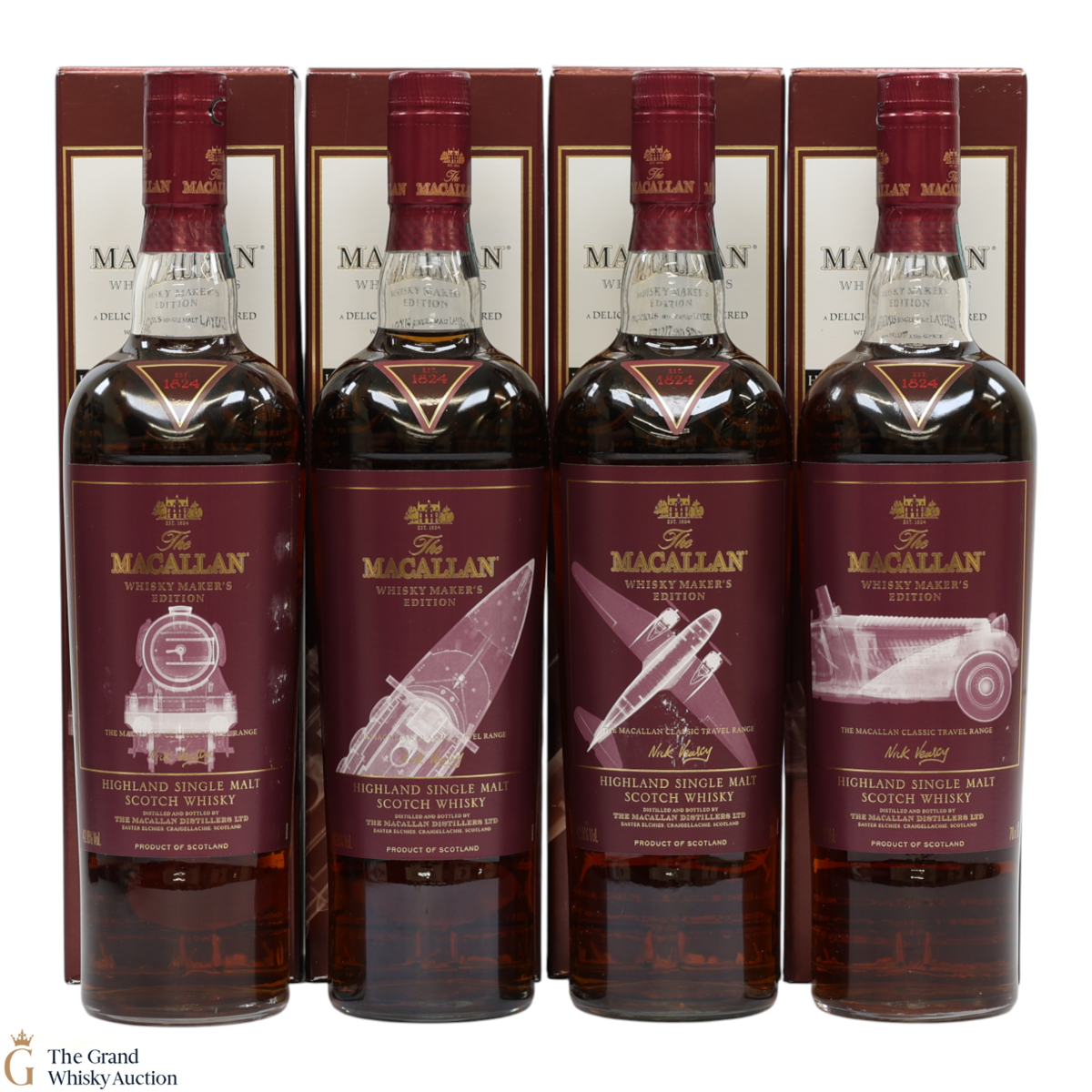 Macallan - Whisky Maker's Edition - Classic Travel Range (4 x 70cl)