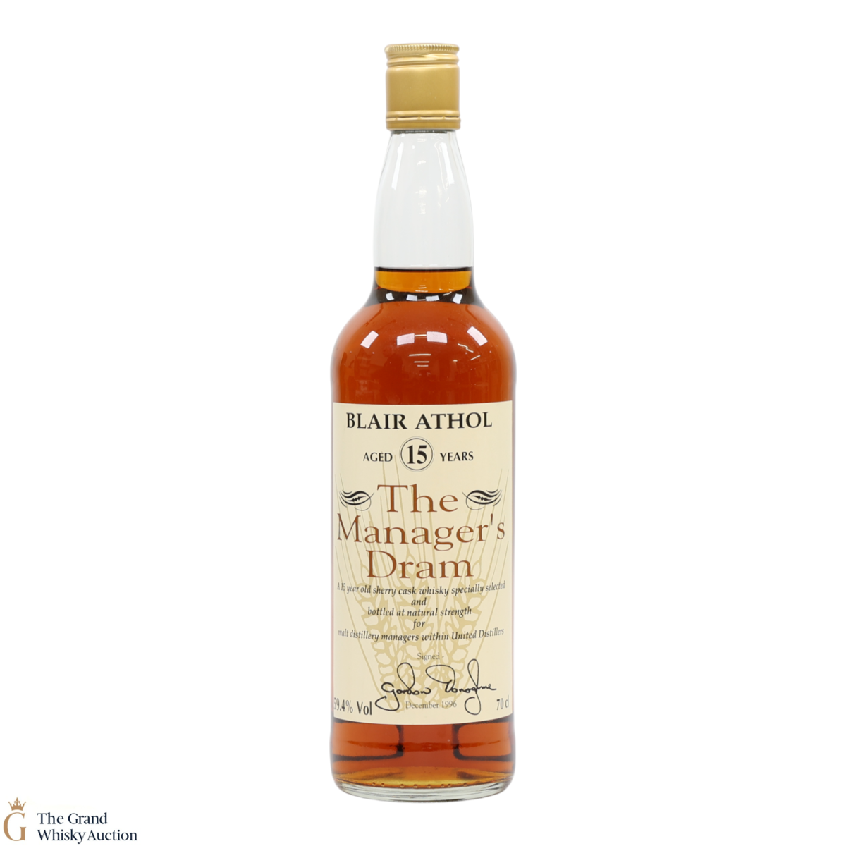 Blair Athol - 15 Year Old 1996 - Manager's Dram