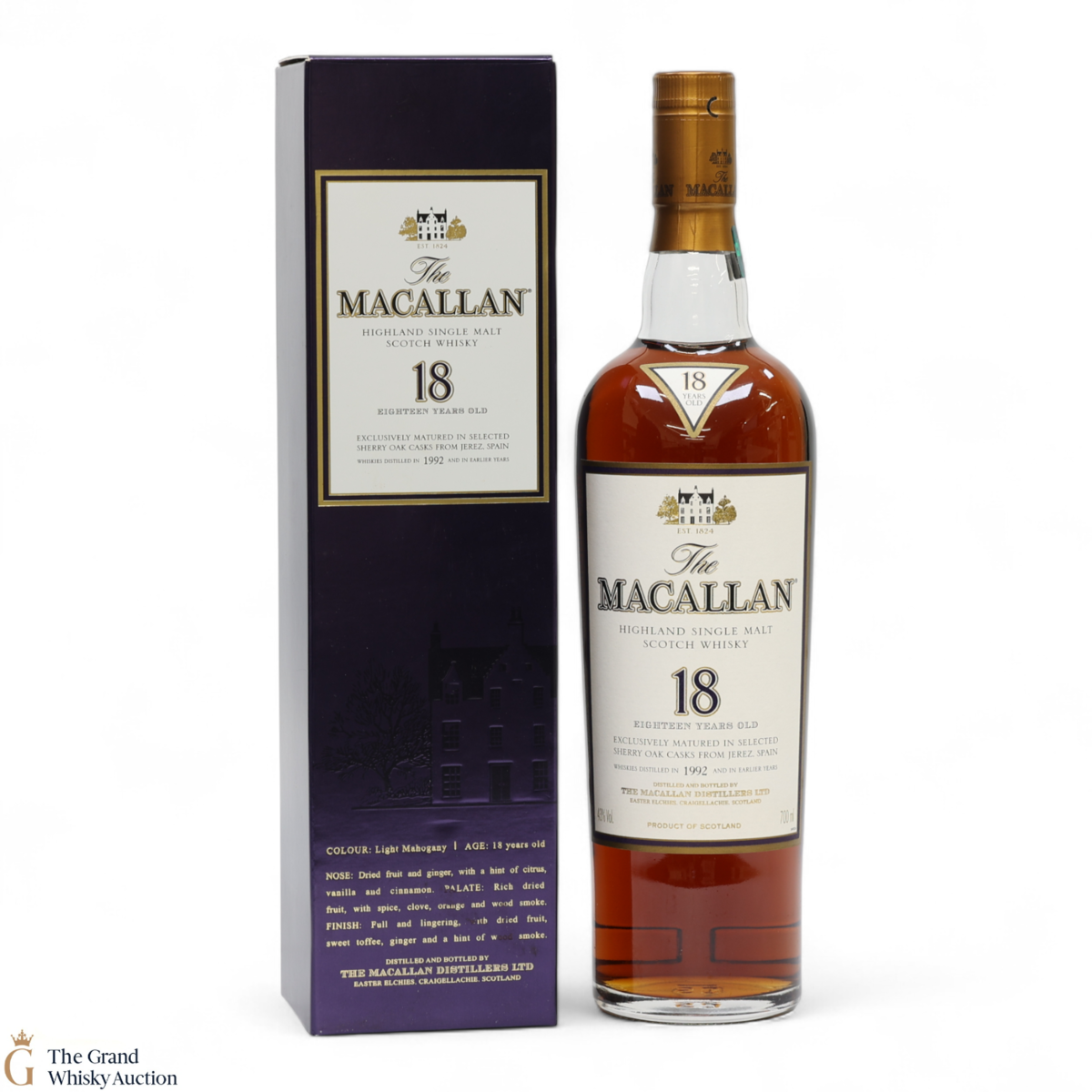 Macallan - 18 Year Old Sherry Oak (1992)