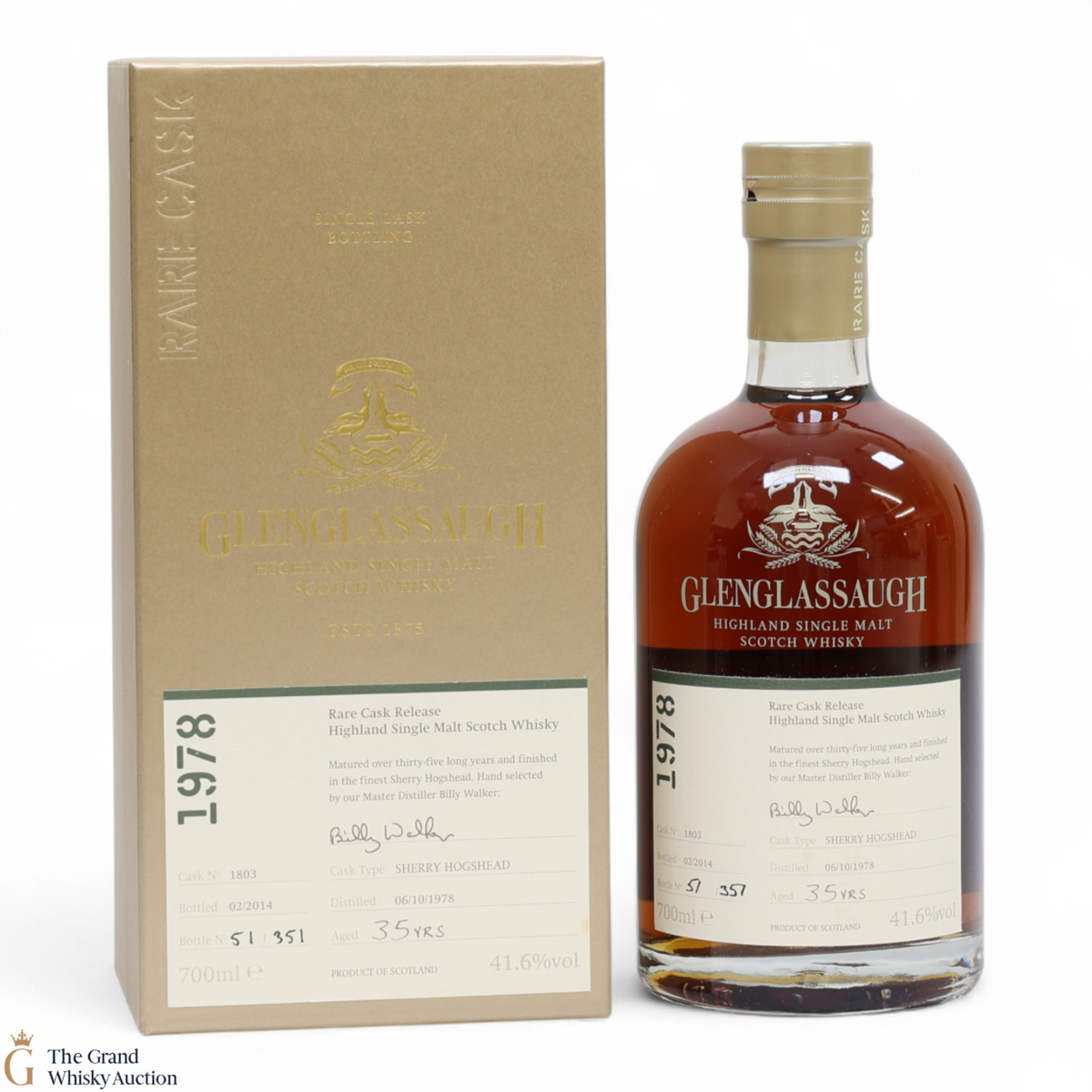 Glenglassaugh - 35 Year Old - 1978 - Rare Cask Release 