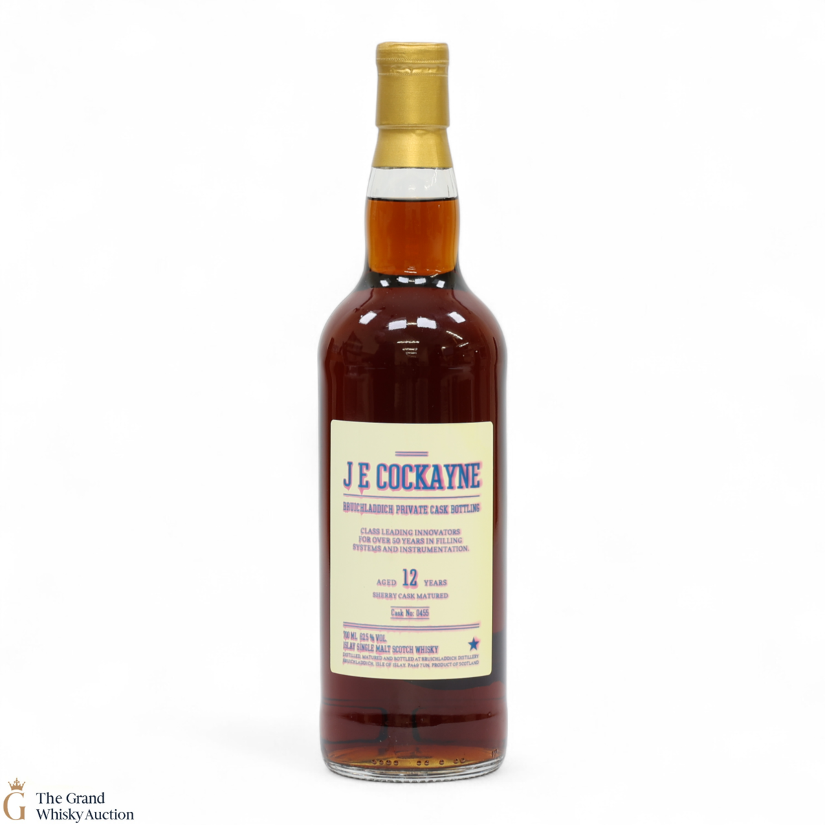 Bruichladdich - 12 Year Old - Sherry Private Cask #0455 - J E Cockayne