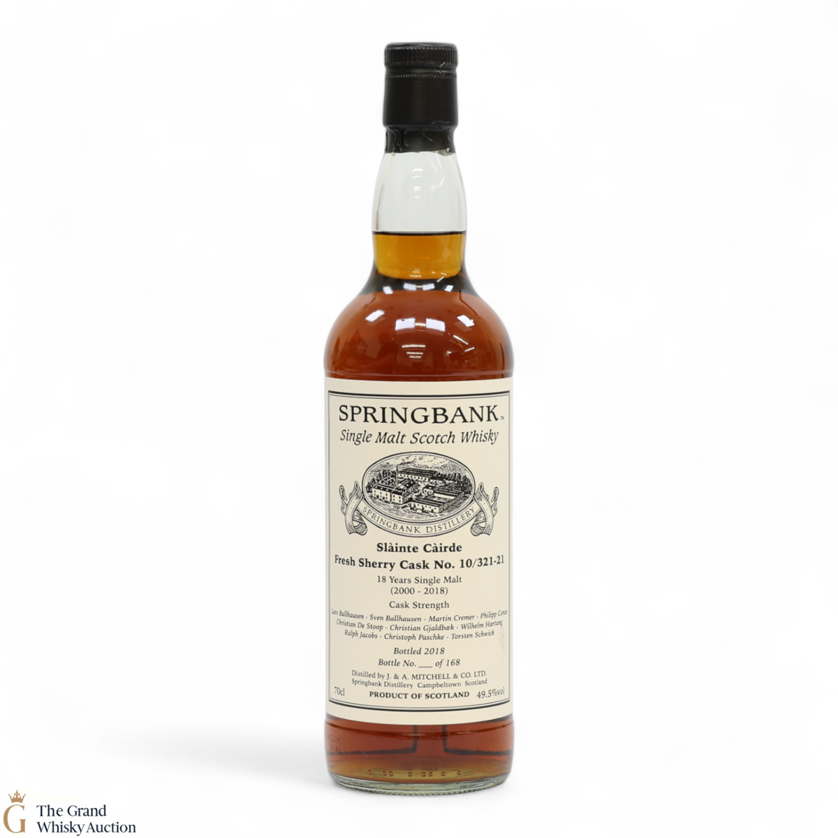 Springbank - 18 Year Old - Slàinte Càirde - Fresh Sherry Cask #10/321-21