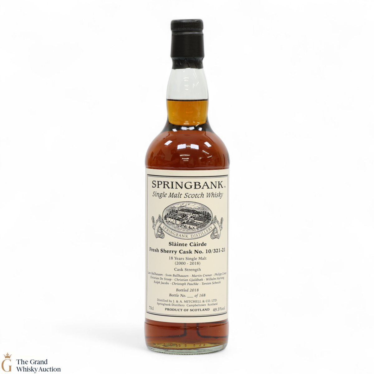 Springbank - 18 Year Old - Slàinte Càirde - Fresh Sherry Cask #10/321-21