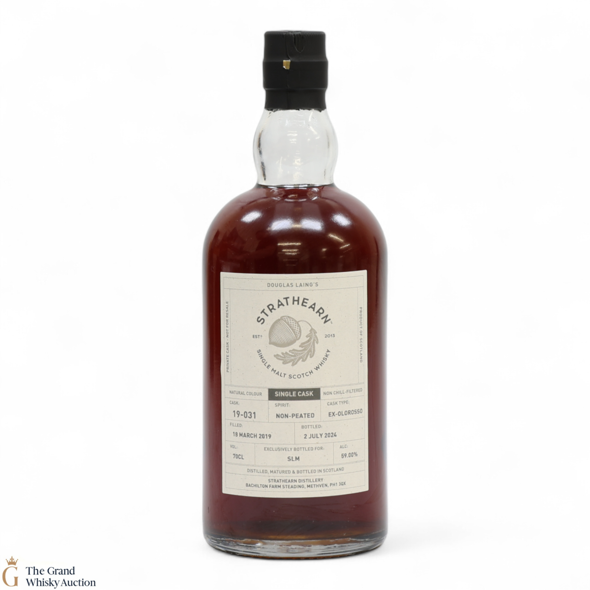 Strathearn - 2019 Single Cask #19-031 - Exclusively bottled for Dawson-Clark
