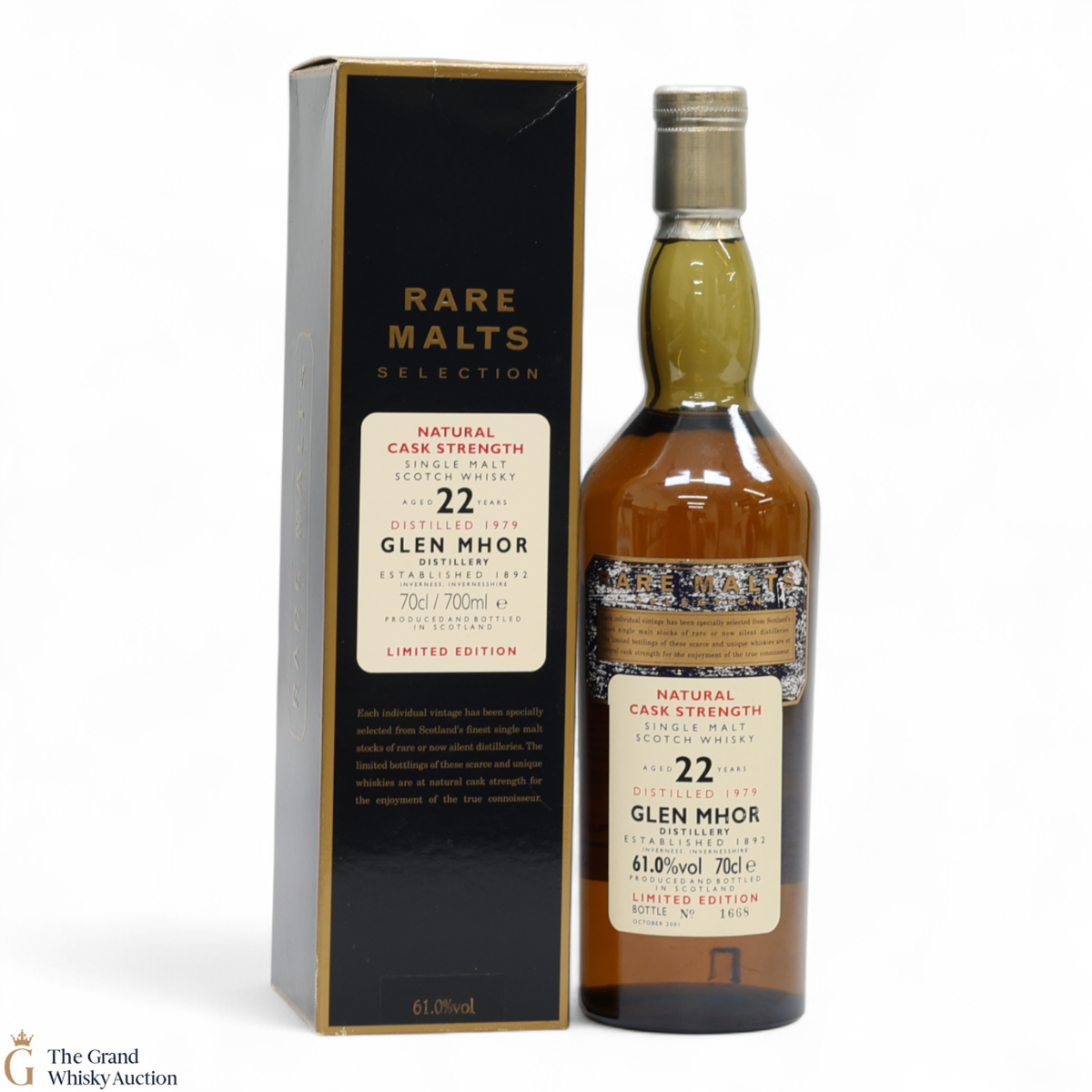 Glen Mhor - 22 Year Old - 1979 Rare Malt 61% 