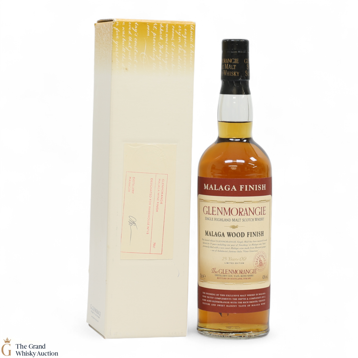 Glenmorangie - 25 Year Old Malaga Wood Finish
