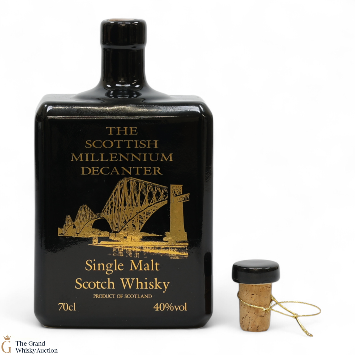 Scottish Millennium Decanter - Forth Road Bridge