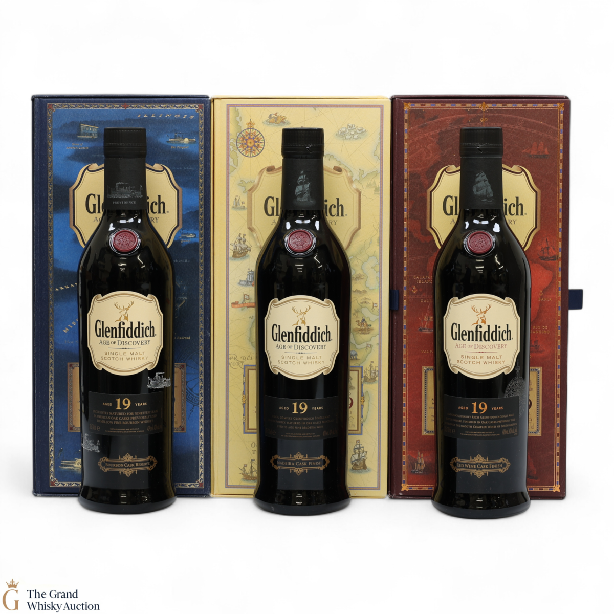 Glenfiddich - 19 Year Old - Age of Discovery Collection (3 x70cl)