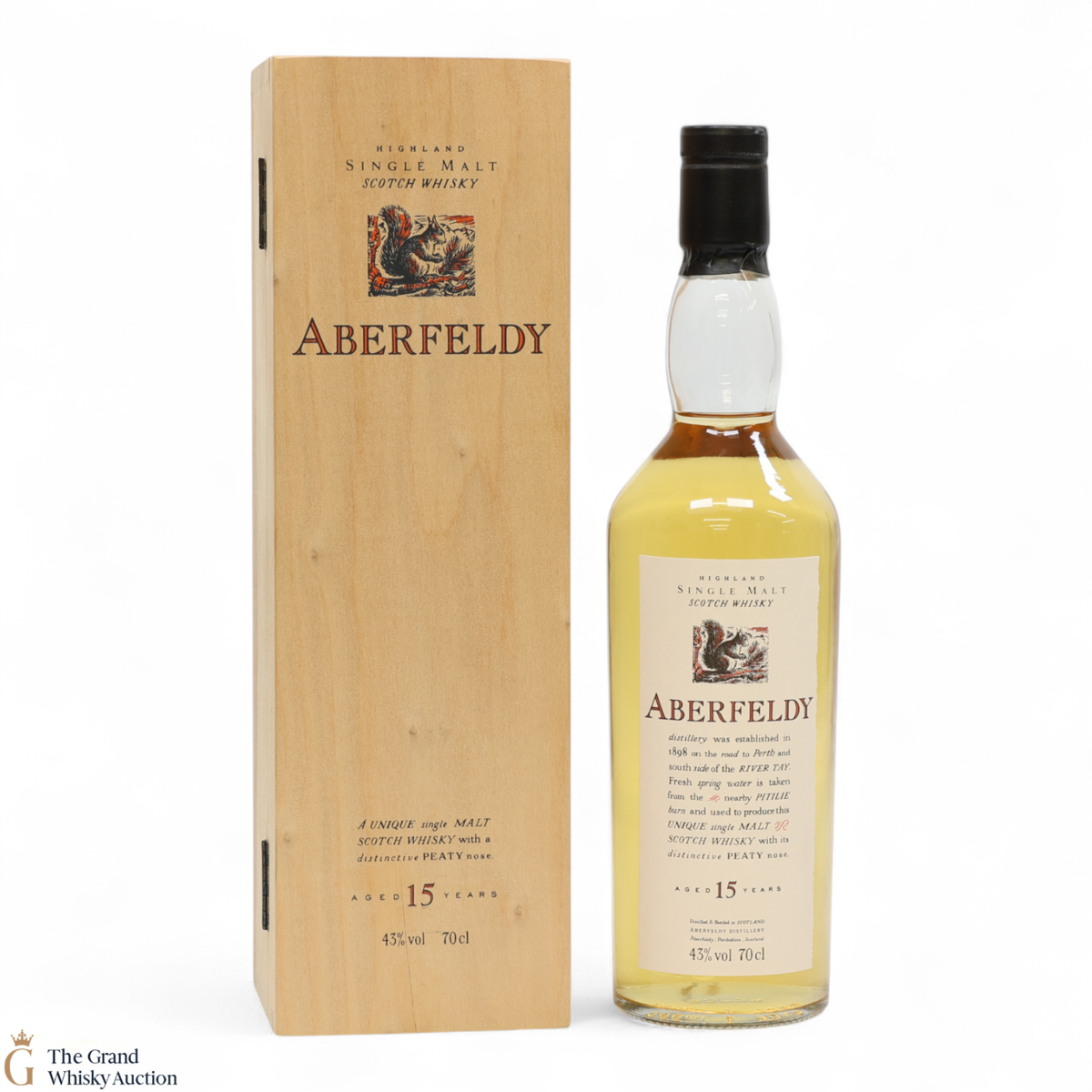 Aberfeldy - 15 Year Old - Flora and Fauna (Wooden Box)