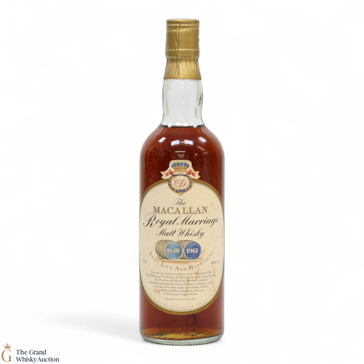 Macallan - 1948 - 1961 Royal Marriage 1981 (75cl)