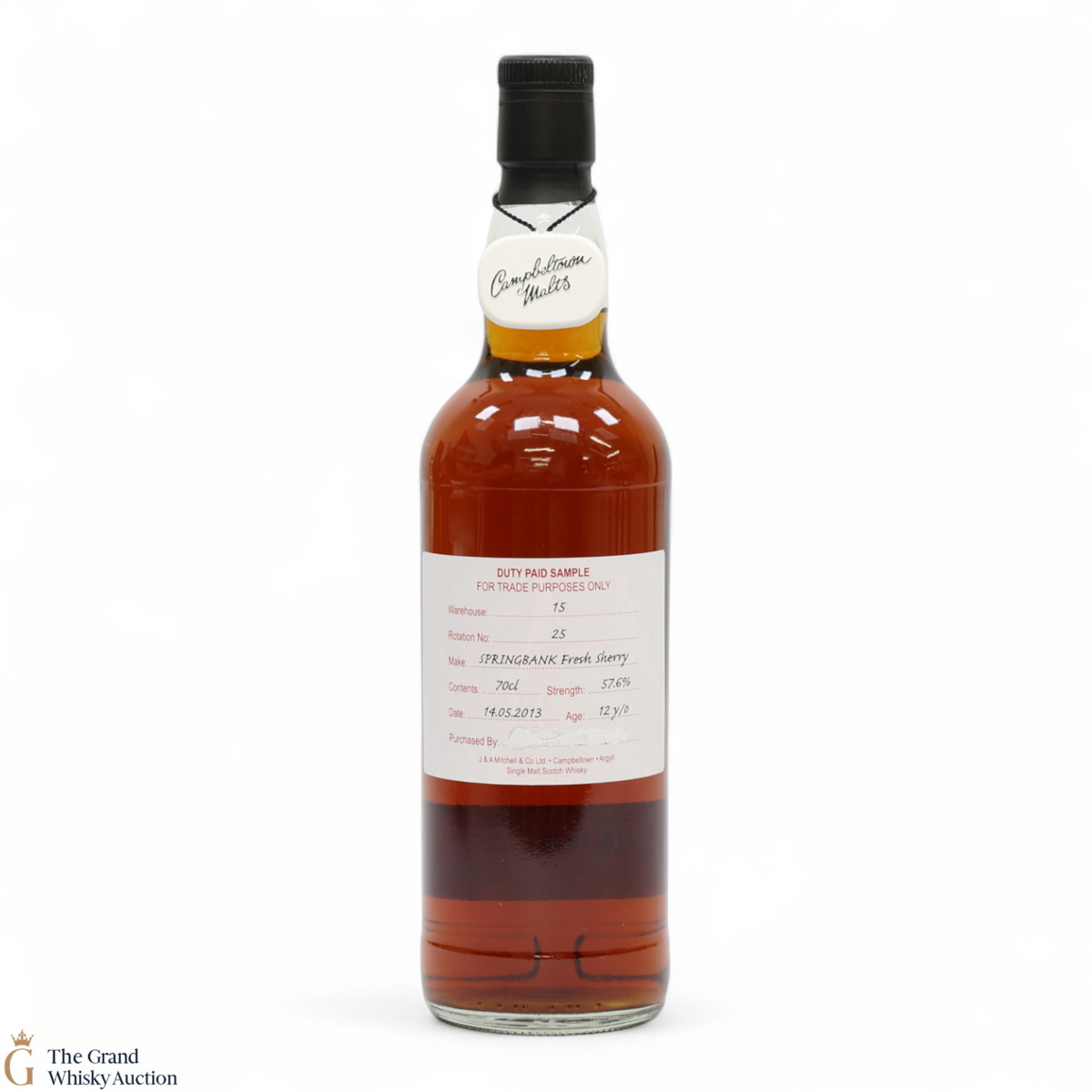 Springbank - 12 Year Old 2013 - Fresh Sherry - Duty Paid Sample 57.6%