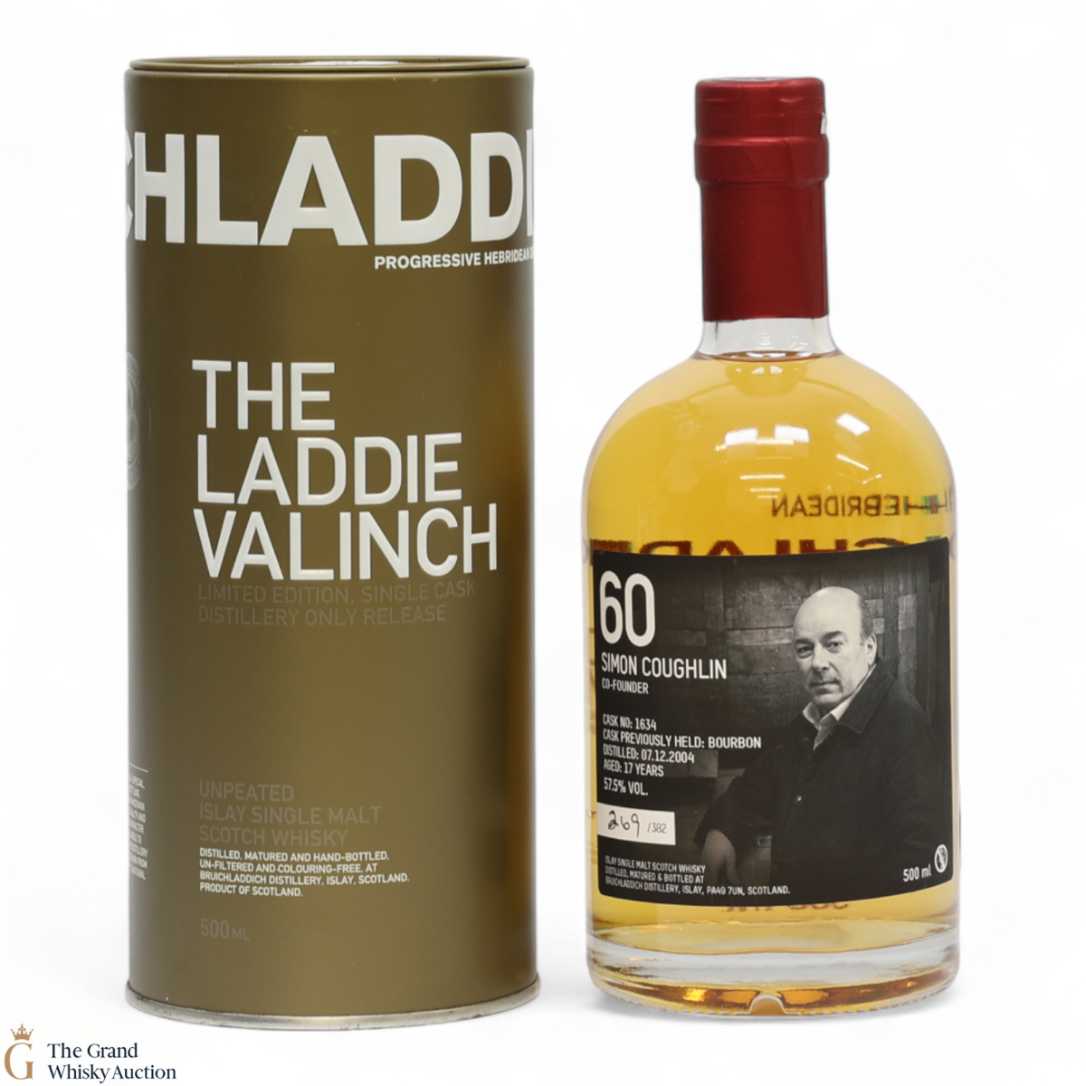 Bruichladdich - 17 Year Old - Valinch 60 -  Simon Coughlin (50cl)