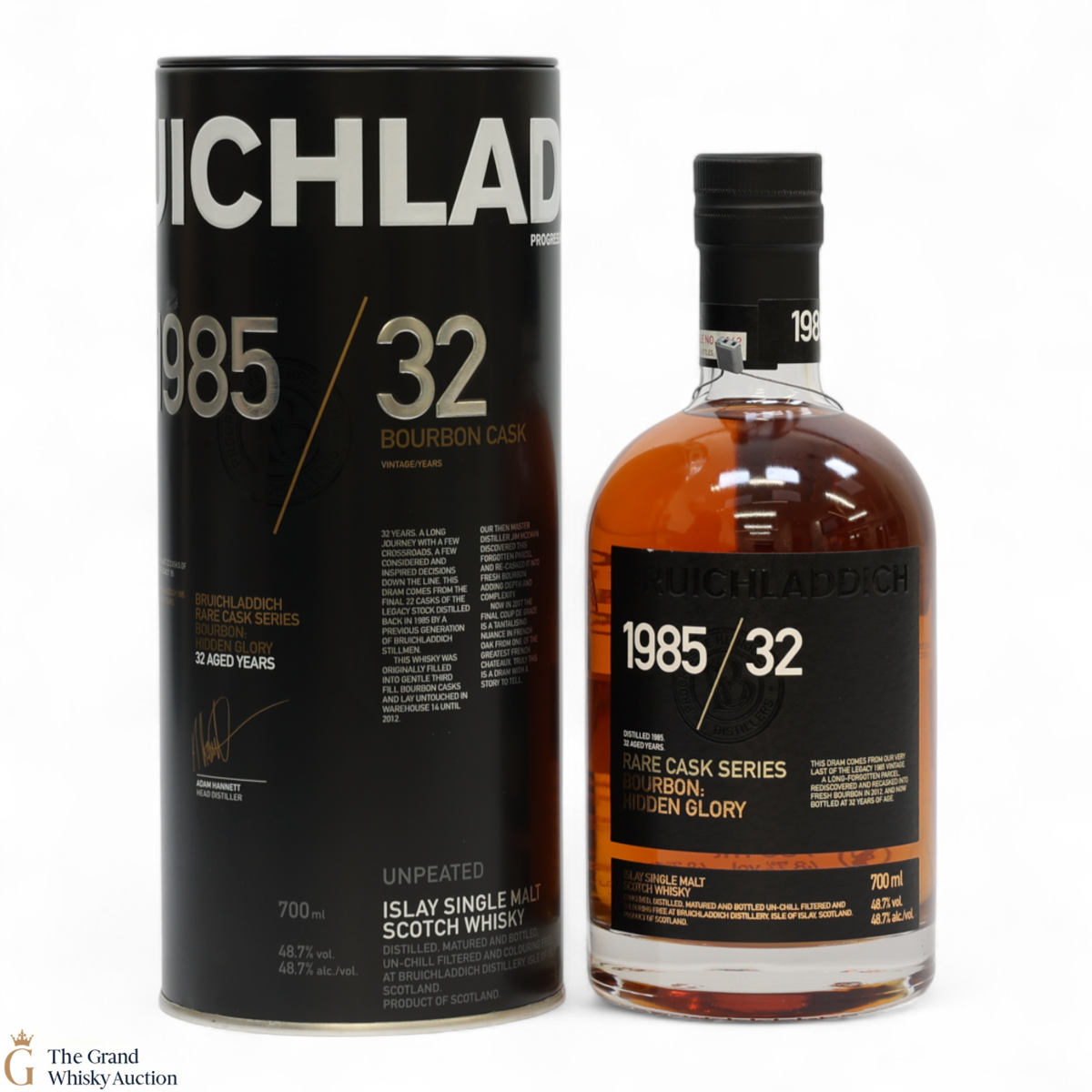 Bruichladdich -  32 Year Old 1985 - Rare Cask Series - Hidden Glory