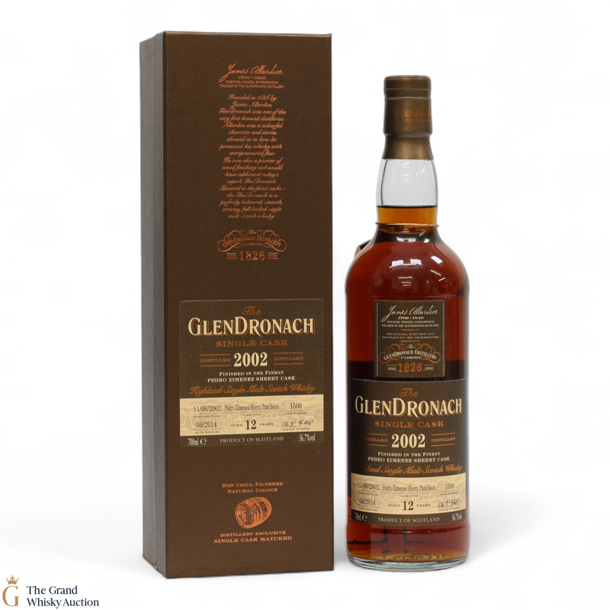 Glendronach - 12 Year Old 2002 - PX Sherry Puncheon #1500