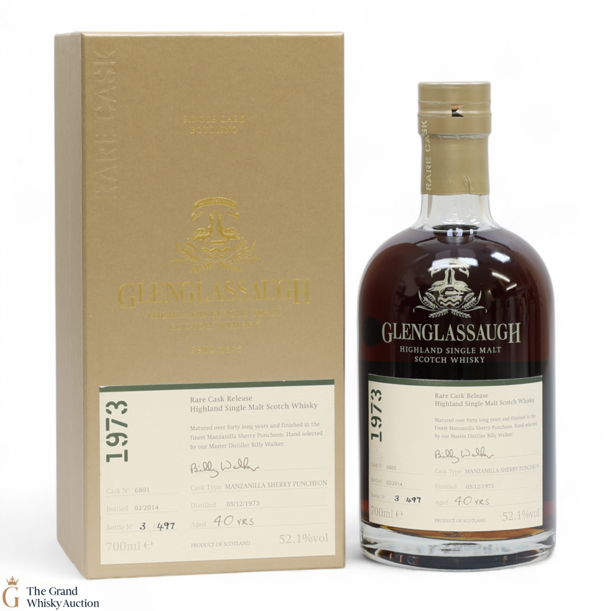 Glenglassaugh - 40 Year Old - 1973 - Rare Cask Release 