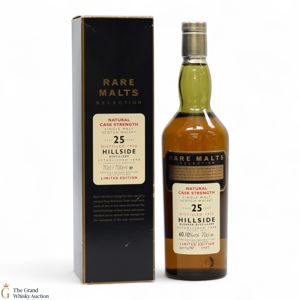 Hillside - 25 Year Old (1970) - Rare Malts 60.10% 