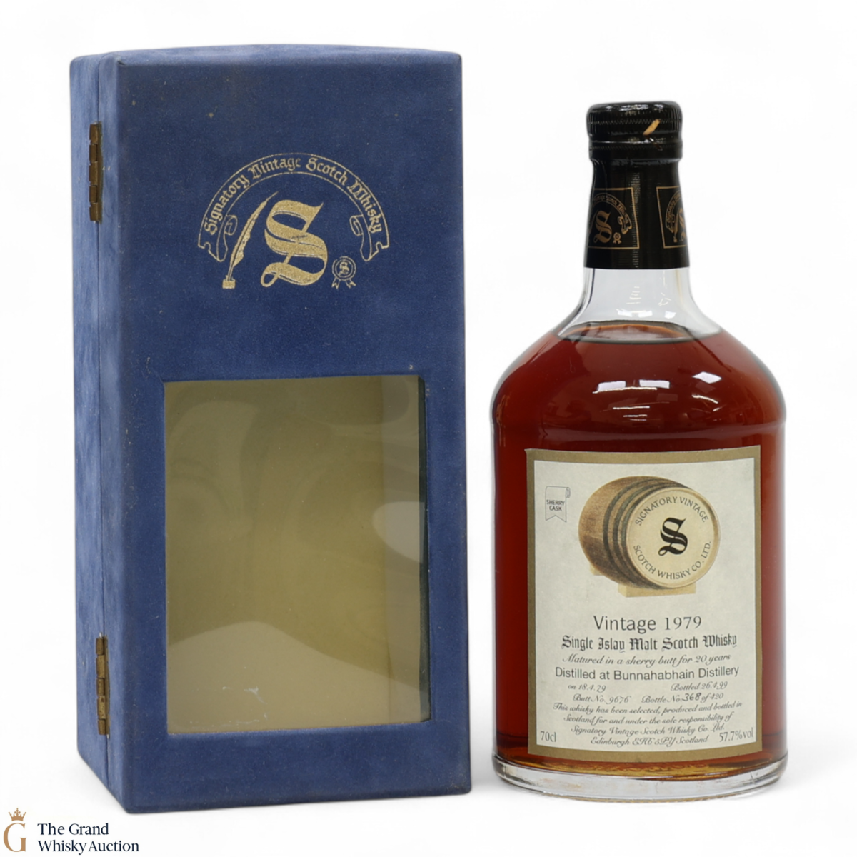 Bunnahabhain - 20 Year Old 1979 - Sherry Butt #9676 - Signatory Vintage