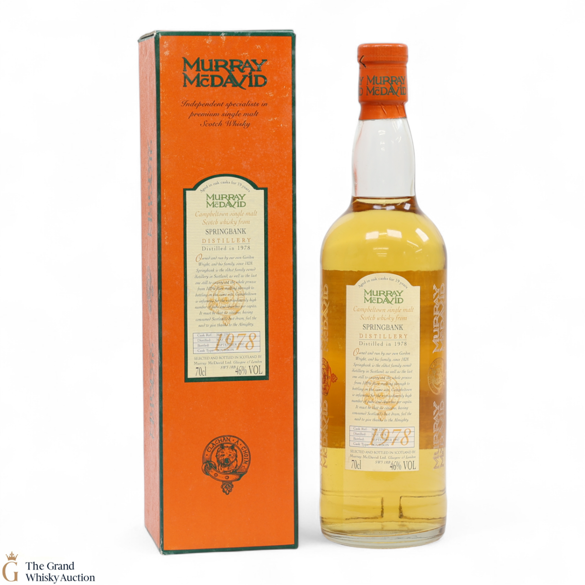 Springbank - 19 Year Old 1978 - Murray McDavid's Single Cask Bottling 1997