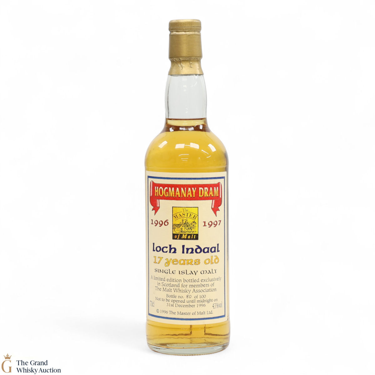 Loch indaal - 17 Year Old - Hogmanay Dram - Master Of Malt