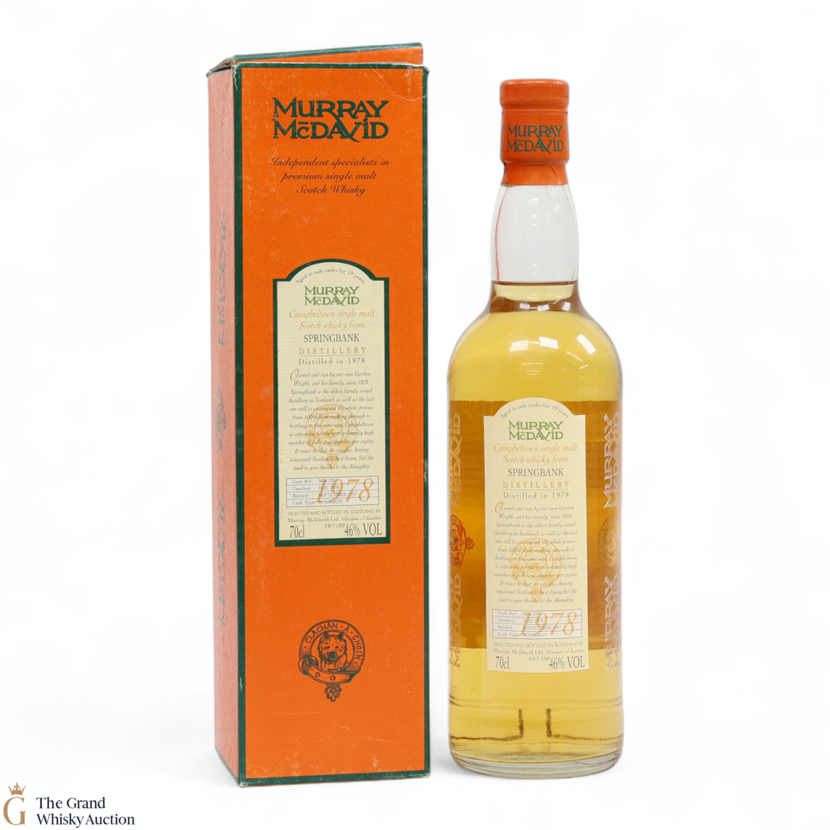 Springbank - 19 Year Old 1978 - Murray McDavid's Single Cask Bottling 1997