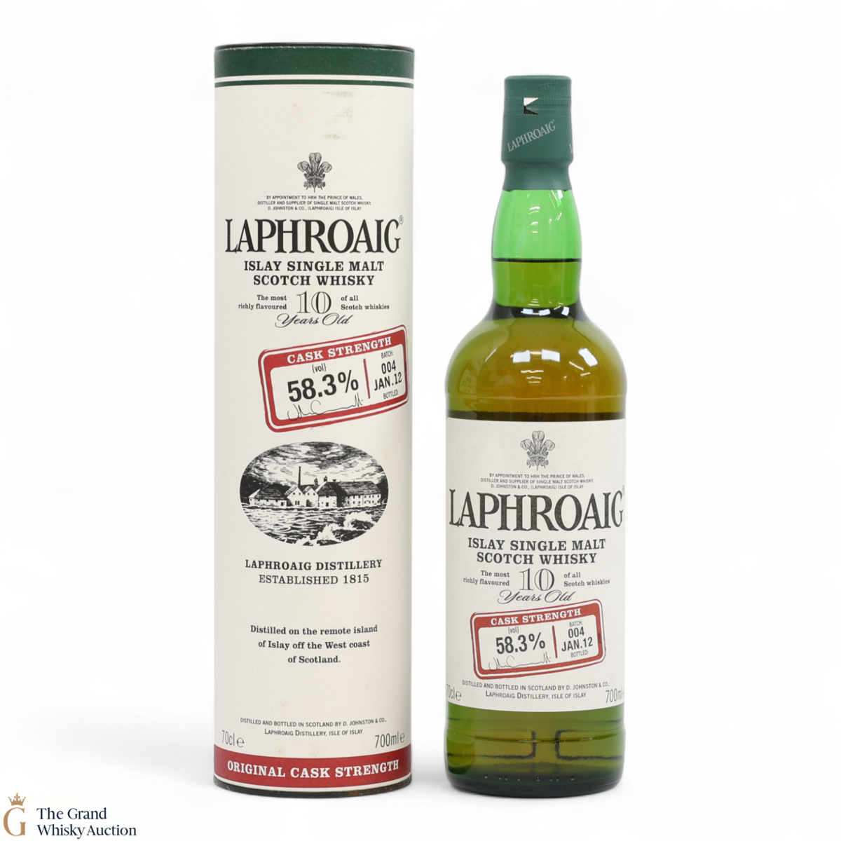 Laphroaig - 10 Year Old - Original Cask Strength Batch #004