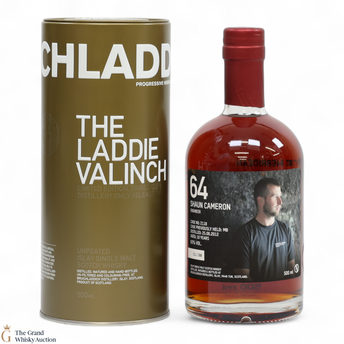 Bruichladdich - 10 Year Old - Valinch 64 - Shaun Cameron (50cl)