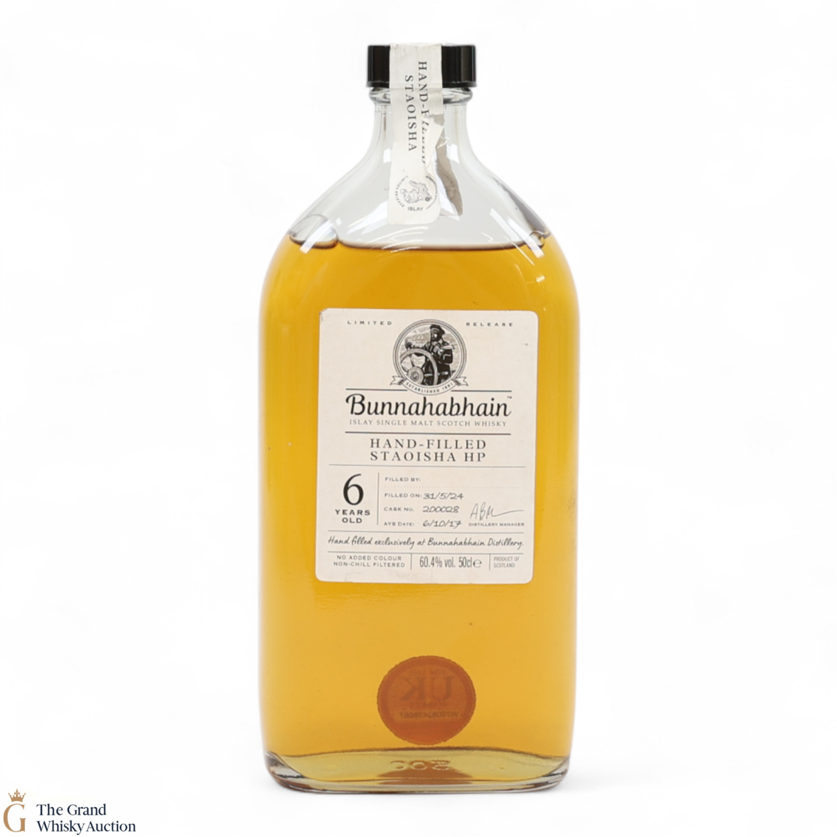 Bunnahabhain - 6 Year Old - Staoisha HP Hand-Fill (50cl)