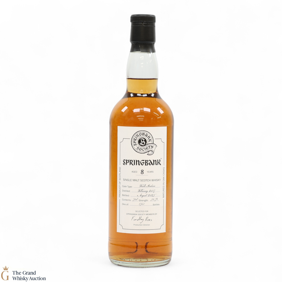 Springbank - 8 Year Old 2017 - Fresh Madeira - Springbank Society