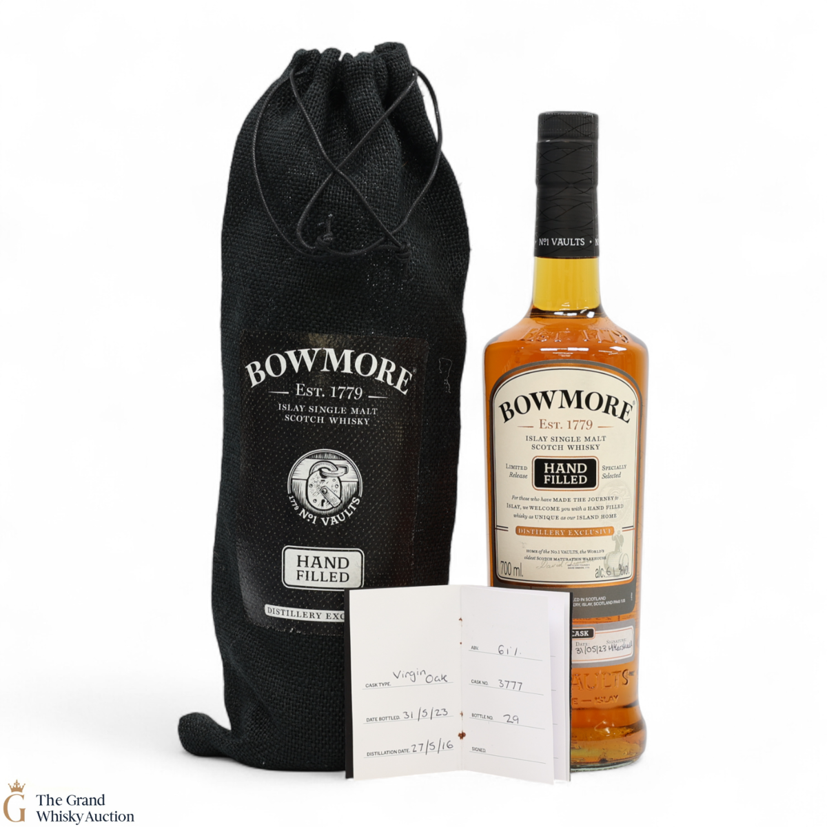 Bowmore - 7 Year Old - 2016 Hand Filled - Cask #3777