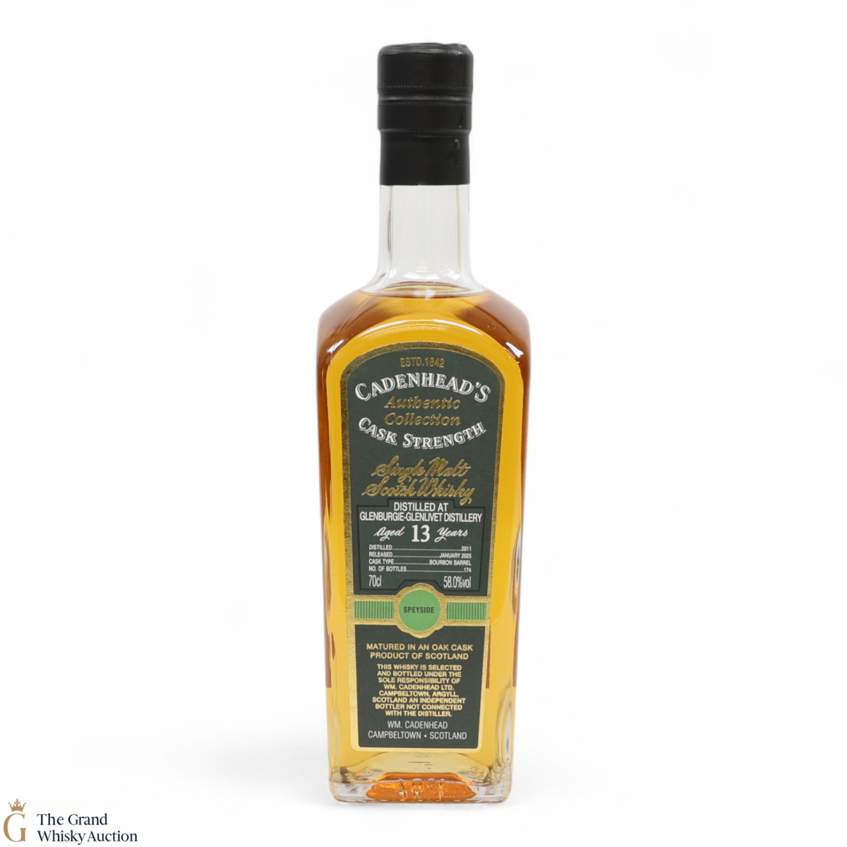 Glenburgie-Glenlivet - 13 Year Old 2011 - Cadenhead's Authentic Collection