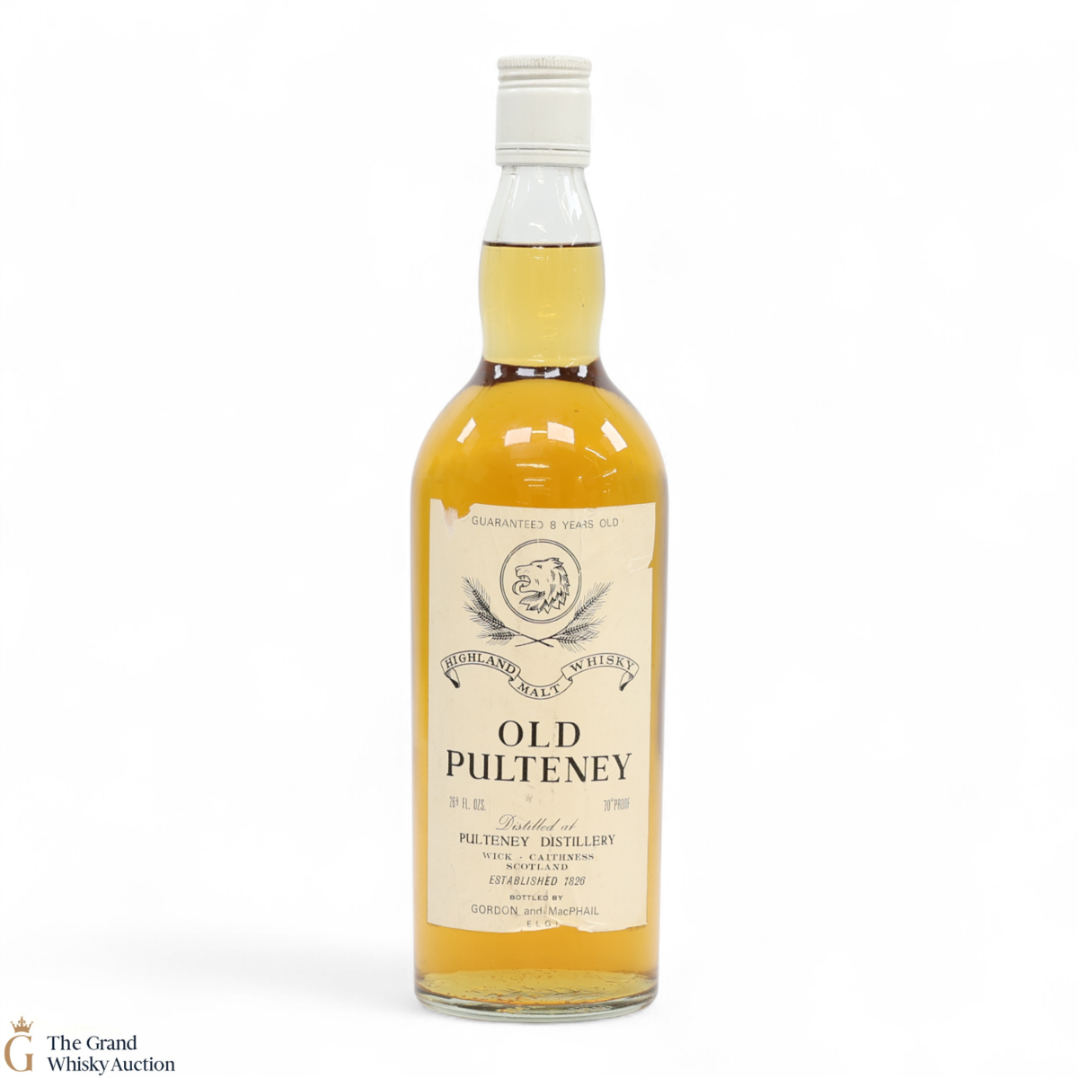 Old Pulteney - 8 Year Old - Gordon & MacPhail - Lion Label 1980s (26 2/3 Fl Ozs)