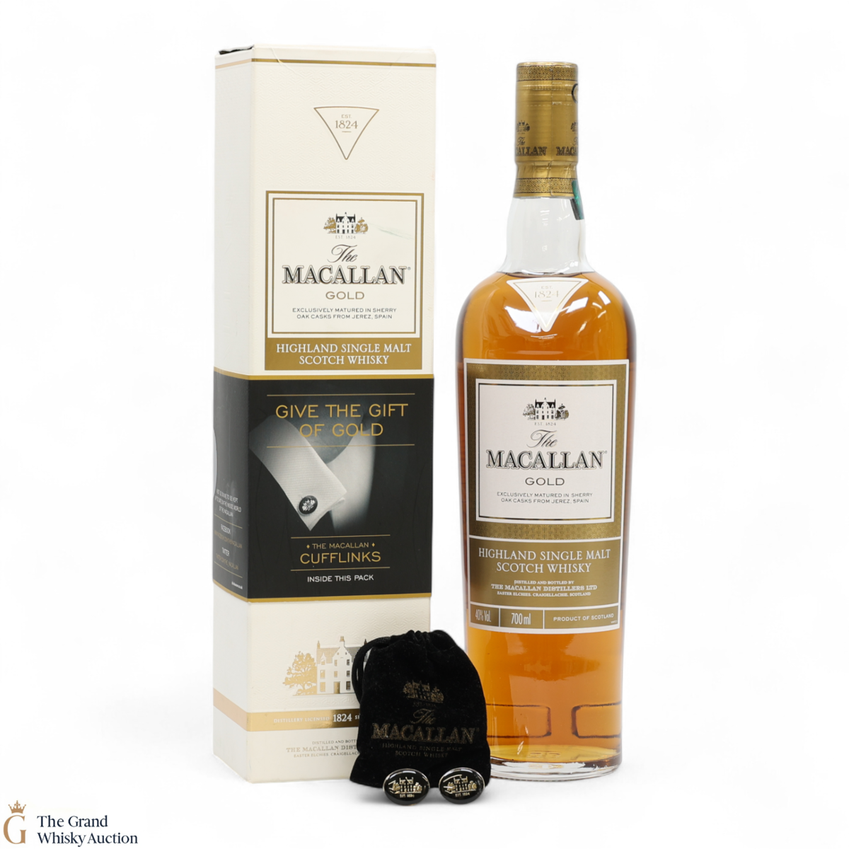 Macallan - The 1824 Series - Gold - With Cufflinks