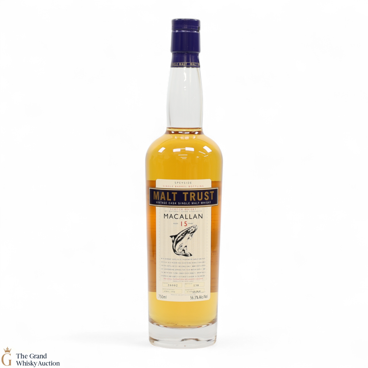 Macallan - 15 Year Old 1990 - Single Cask #26002 - Malt Trust (75cl)