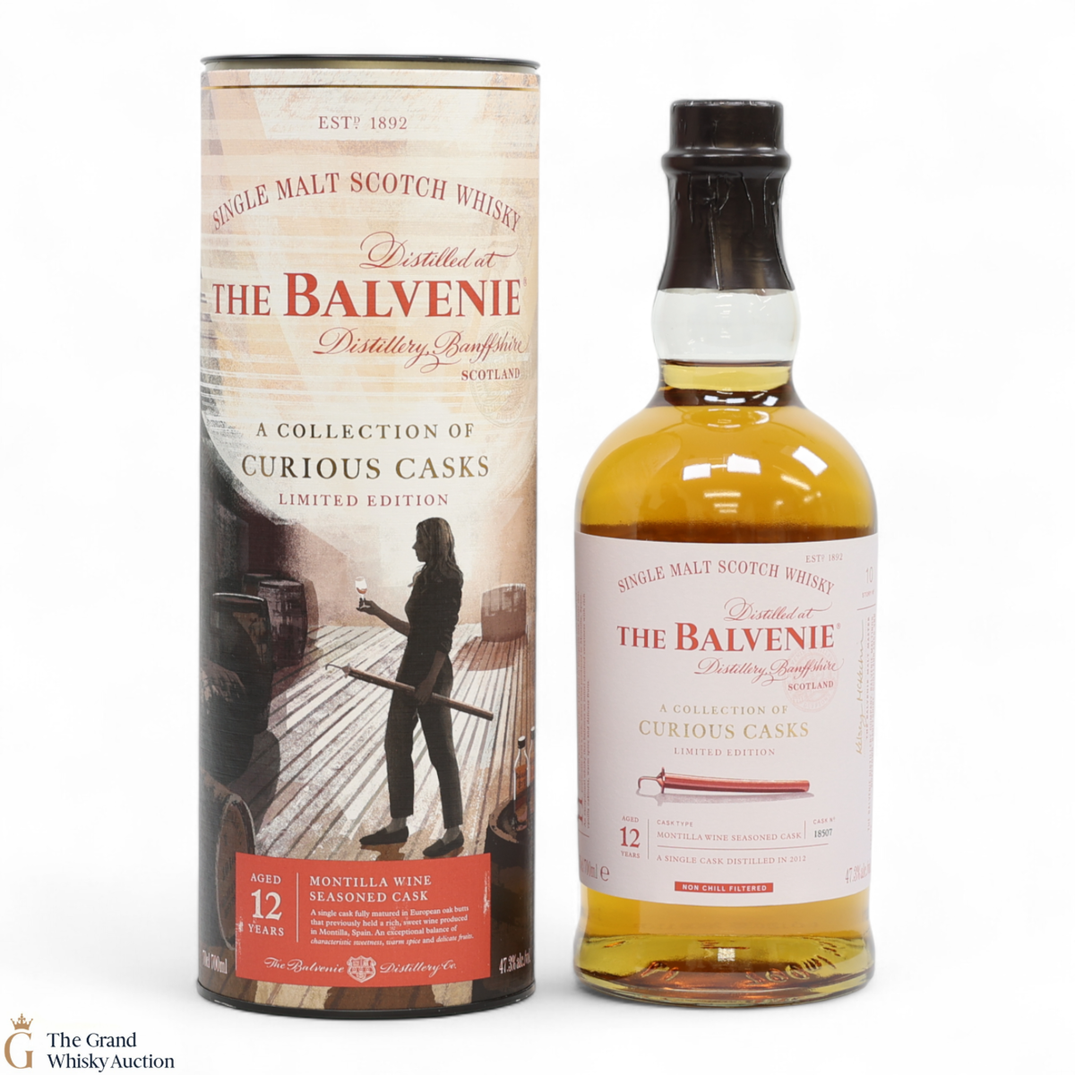Balvenie - 12 Year Old 2012 - Montilla Wine Seasoned Cask #18507 - A Collection of Curious Casks 