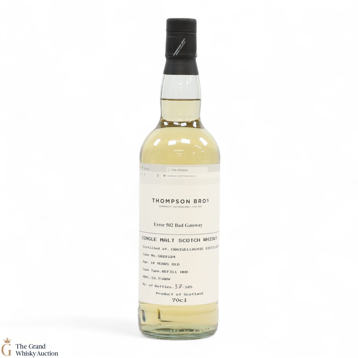 Craigellachie - 14 Year Old 2009 #SR22124 - Thompson Bro's Error 502 Bad Gateway