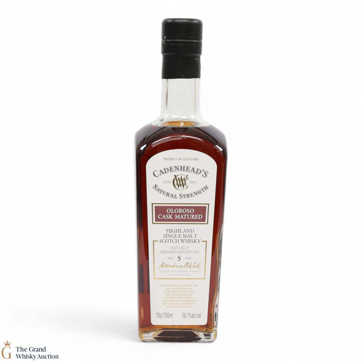Ardnamurchan - 5 Year Old 2019 - Cadenhead's Oloroso Cask