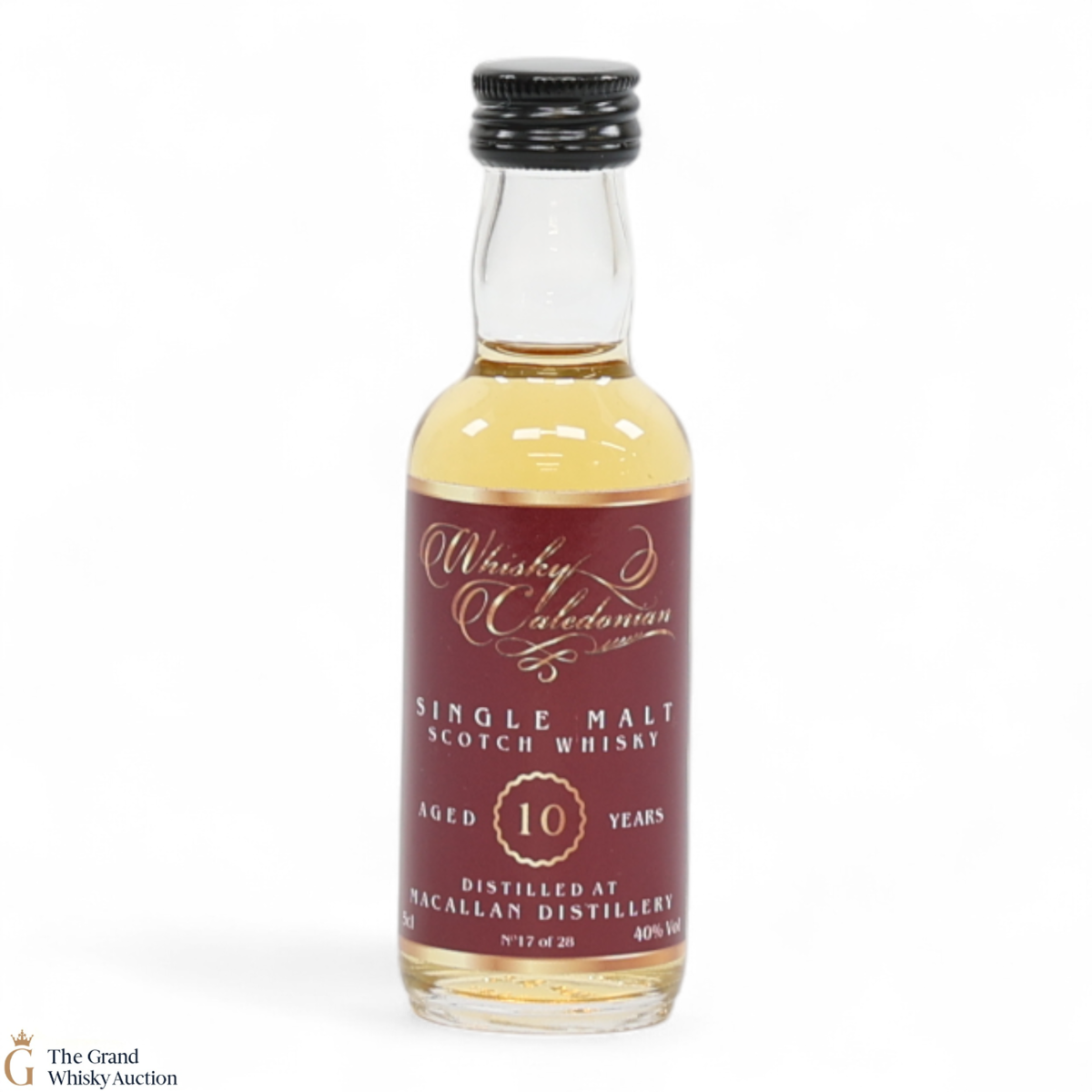 Macallan - 10 Year Old - Whisky Caledonian Red Label (5cl)