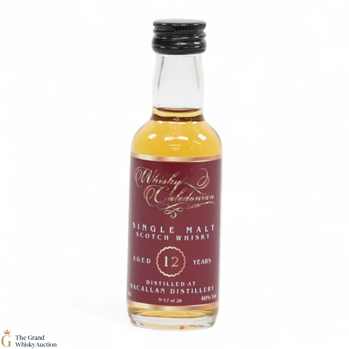 Macallan - 12 Year Old - Whisky Caledonian Red Label (5cl)