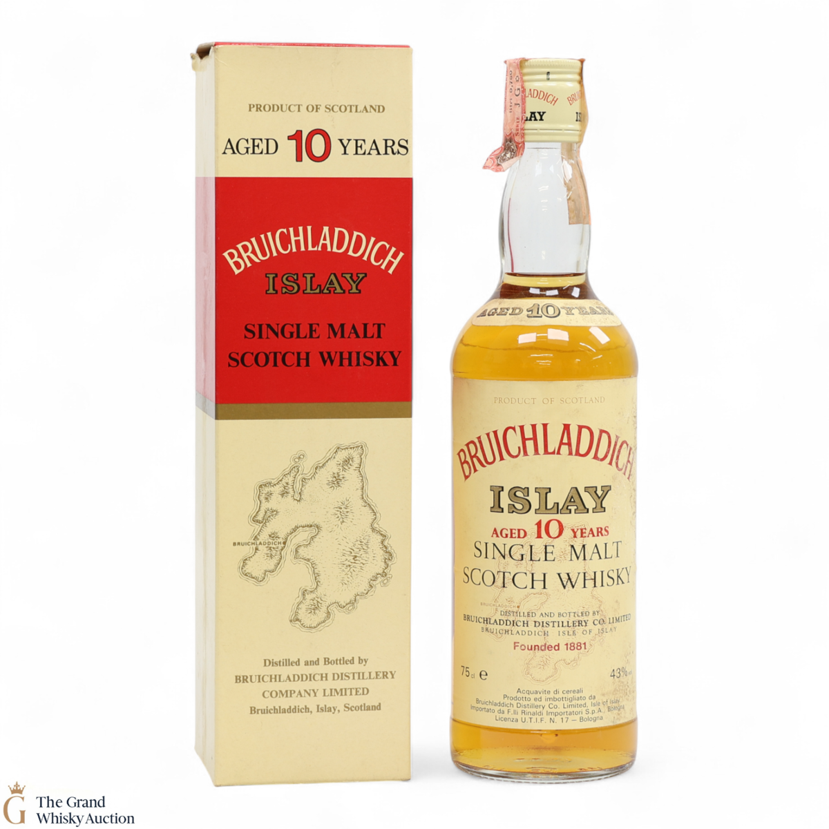 Bruichladdich - 10 Year Old - Rinaldi Import (75cl)